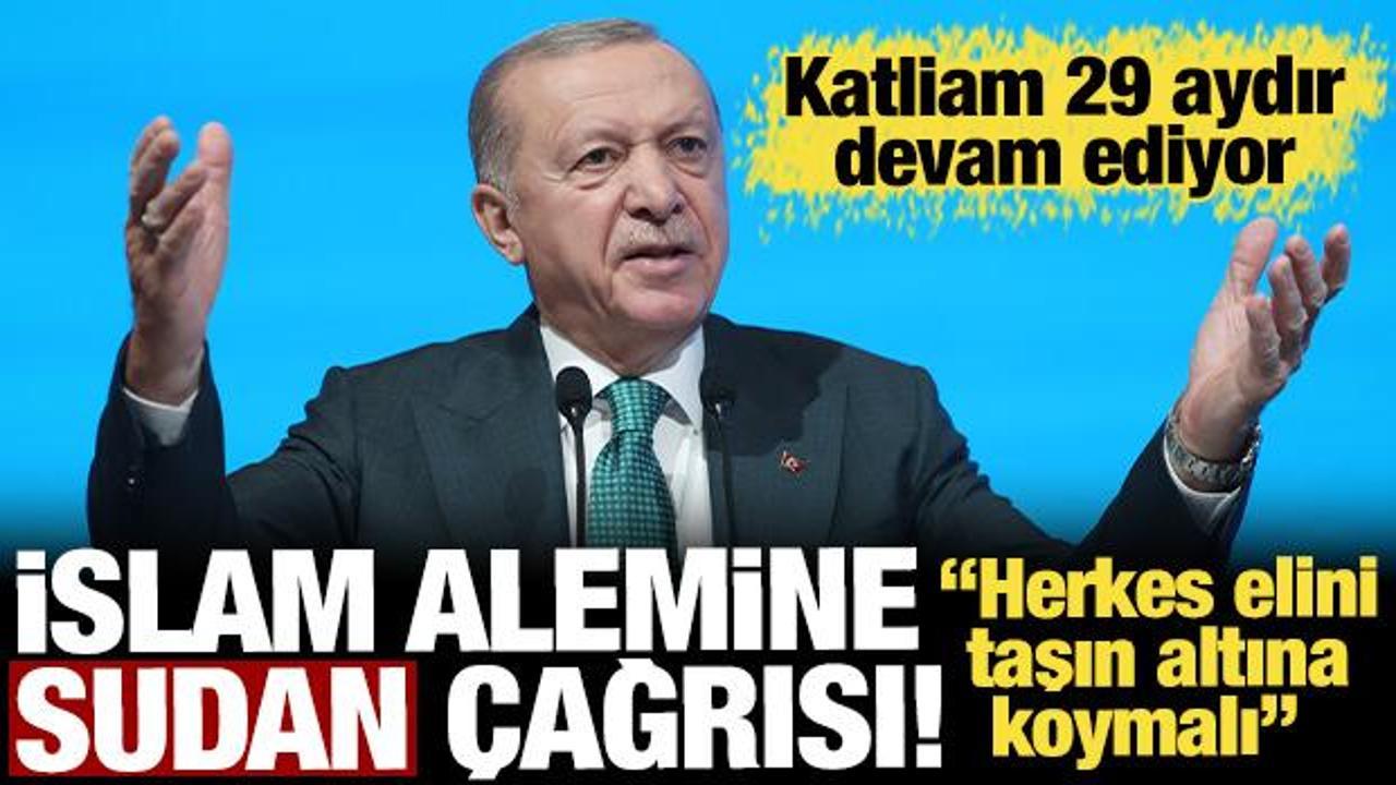 Erdoğan'dan İslam alemine &ccedil;ağrı: Herkes elini taşın altına koymalı! Katliam kabul edilemez