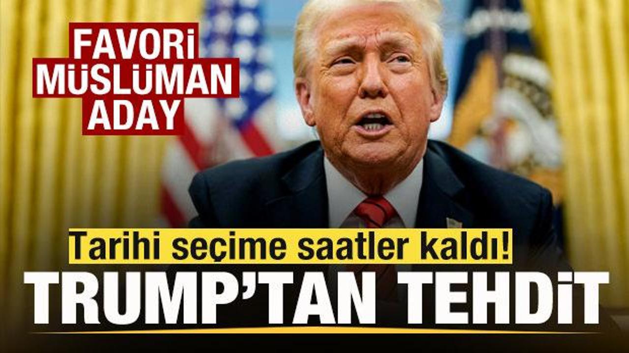 Favori Müslüman aday Zohran Mamdani! Tarihi seçime saatler kaldı! Trump’tan tehdit!
