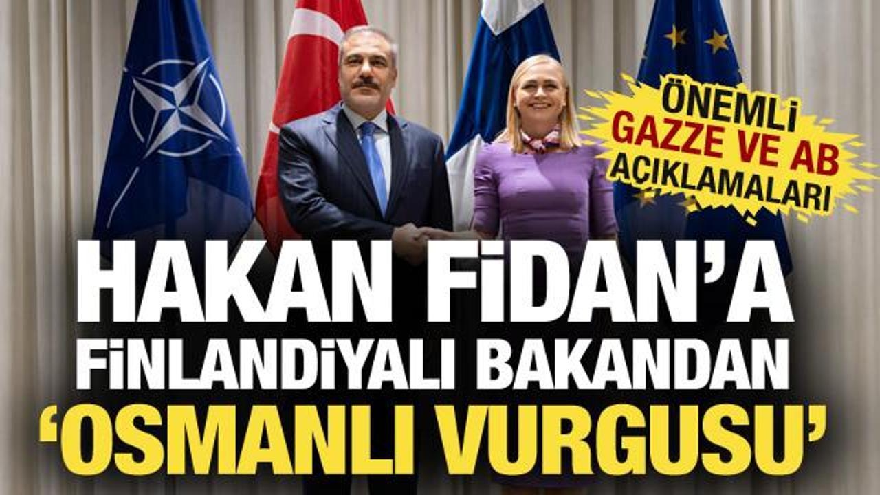 Hakan Fidan Finlandiya ziyareti sonrası a&ccedil;ıklamalarda bulundu