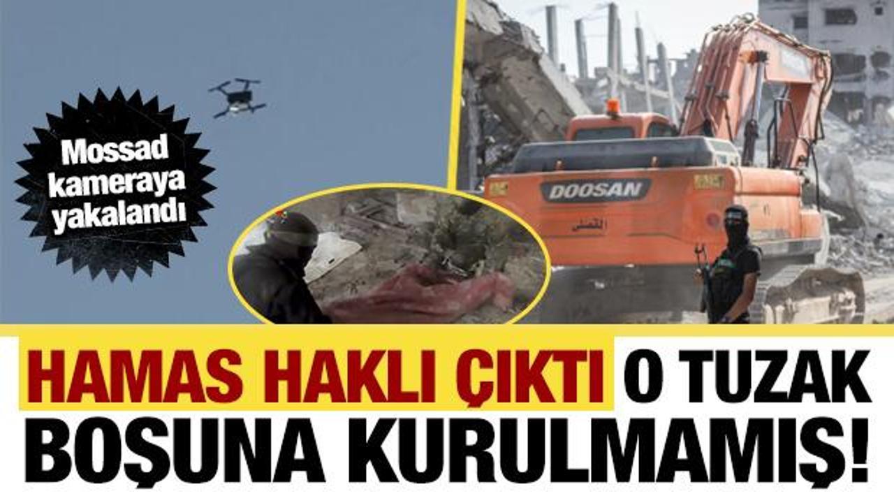 Hamas haklı &ccedil;ıktı! O tuzak boşuna kurulmamış... İsrail İHA&rsquo;ları kameraya yakalandı