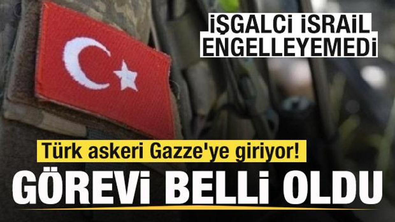İsrail engelleyemedi! T&uuml;rk askeri Gazze'ye giriyor! G&ouml;revi netleşti