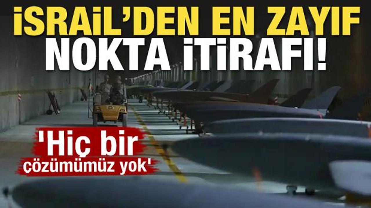 İsrail'den en zayıf nokta itirafı! 'Bir &ccedil;&ouml;z&uuml;m&uuml;m&uuml;z yok'