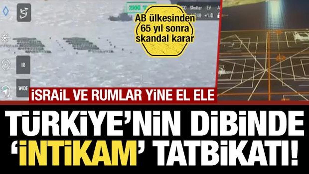 Kıbrıs'ta İsrail ve Rumlar yine el ele: 7 &uuml;lkeyle 'intikam' tatbikatı! Norve&ccedil;'ten skandal