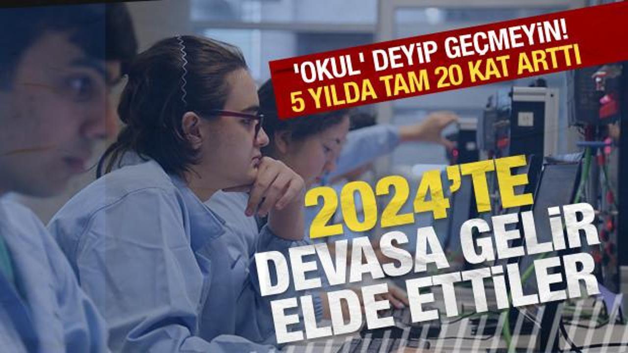 'Okul' deyip geçmeyin! Meslek liselerinden 2024'te dev gelir