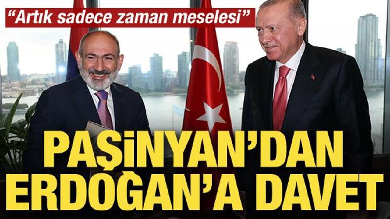 Paşinyan'dan Erdoğan'a davet! "Artık sadece zaman meselesi"