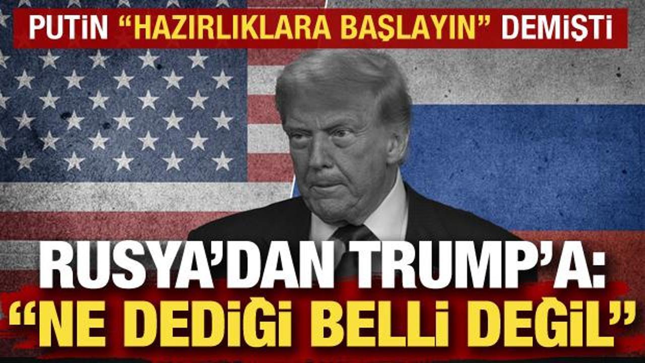 Putin talimat vermişti! Lavrov'dan Trump'a: "Ne dediği belli değil"