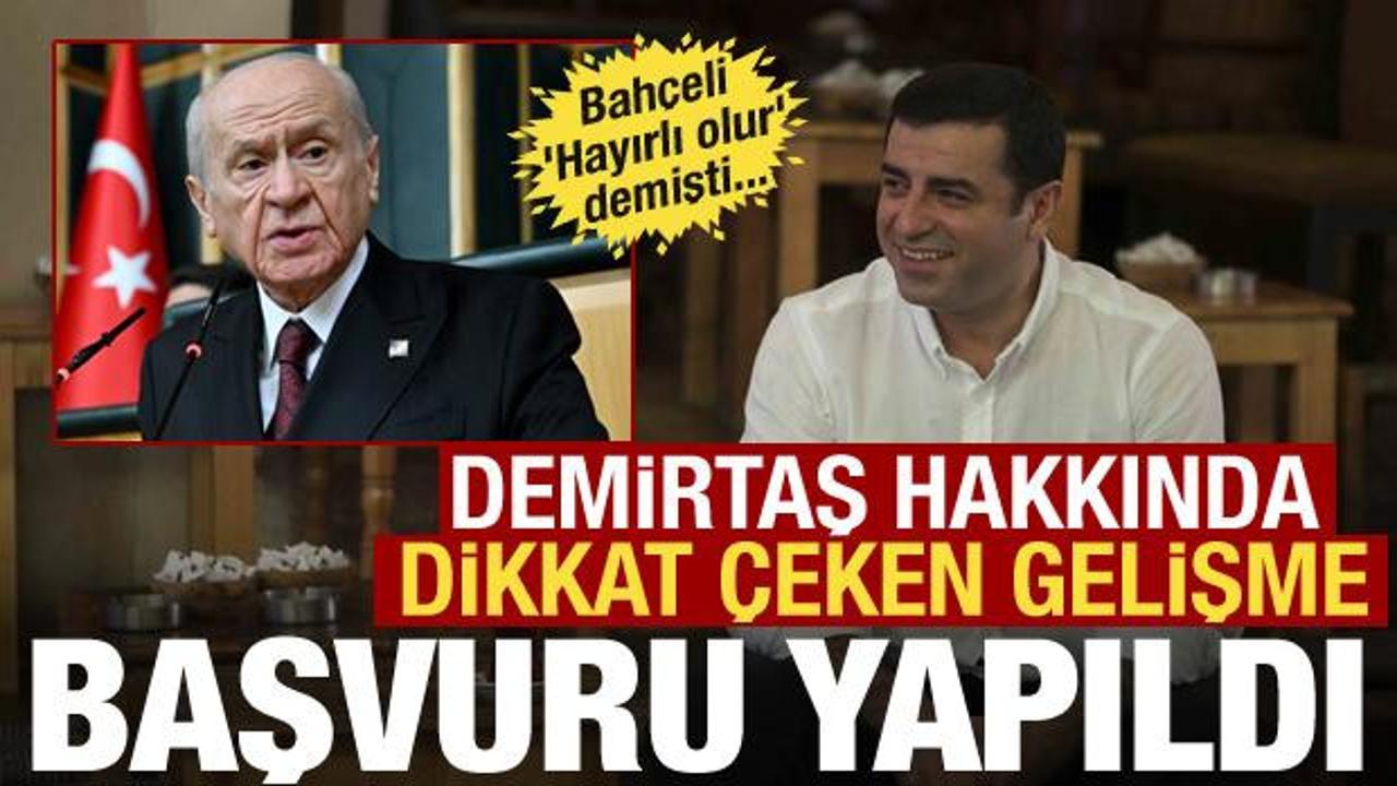 Selahattin Demirtaş hakkında peş peşe a&ccedil;ıklama: Tahliyesi i&ccedil;in başvuru yapıldı!