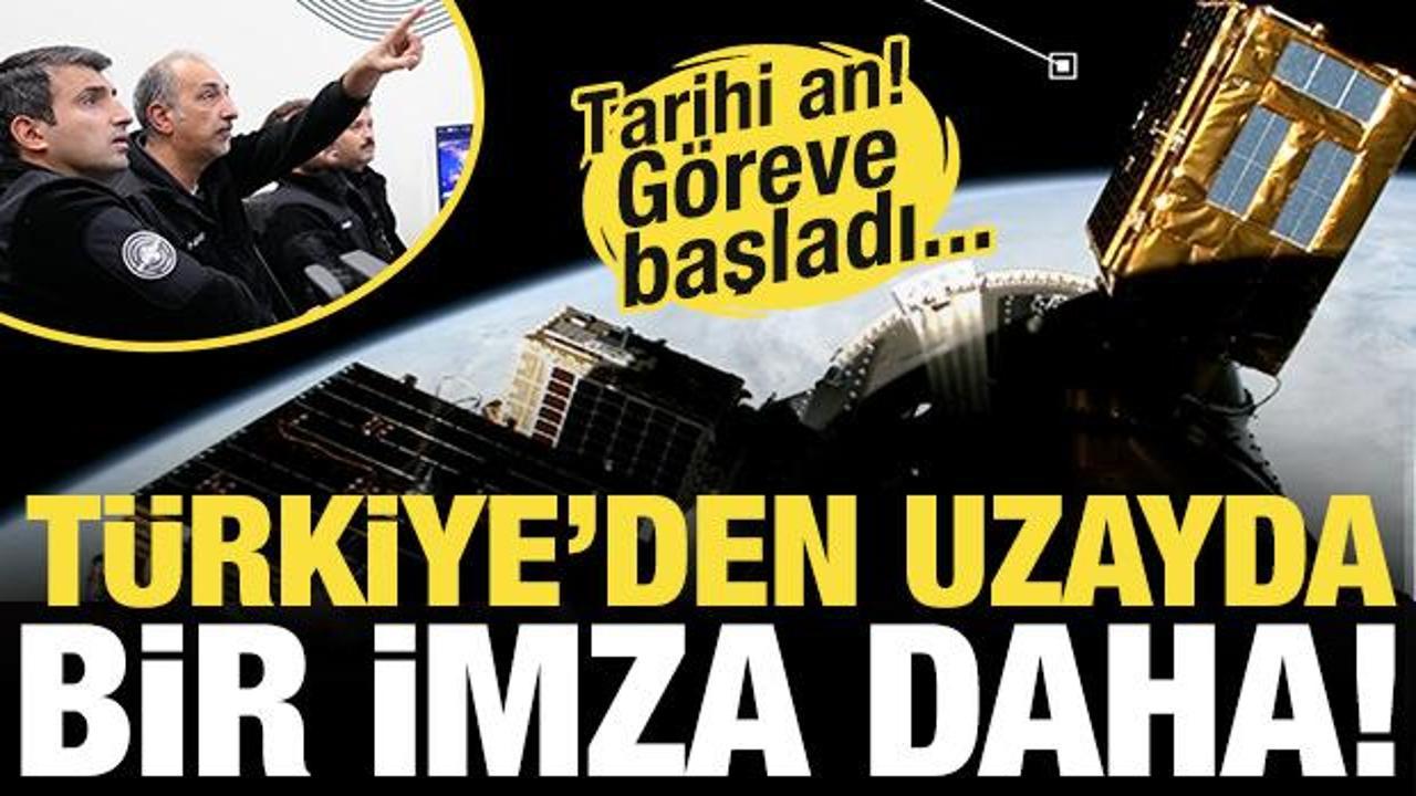 T&uuml;rkiye'den uzayda bir imza daha! Fergani FGN-100-d2 g&ouml;reve başladı...