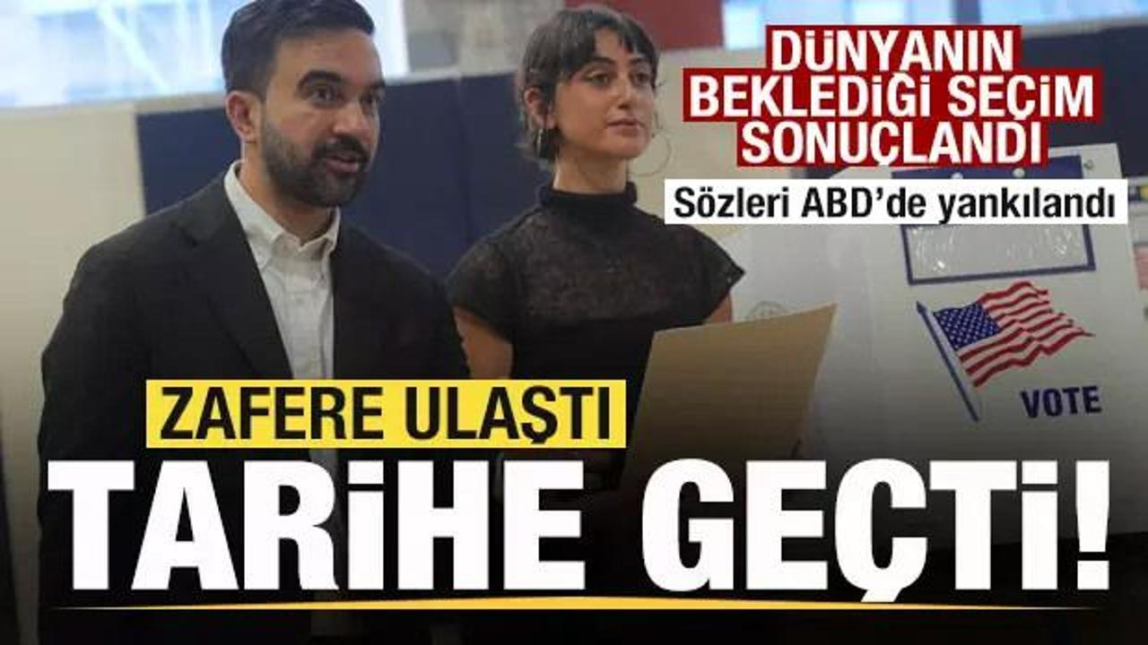 Son dakika: ABD'de tarihi seçim! Zohran Mamdani kazandı Zafer sözleri gündem oldu