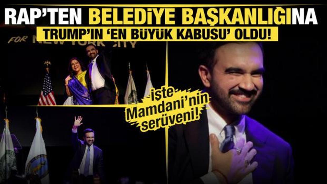 Trump'ın 'en b&uuml;y&uuml;k kabusu' oldu! Rap'ten Belediye Başkanlığı'na: Mamdani!
