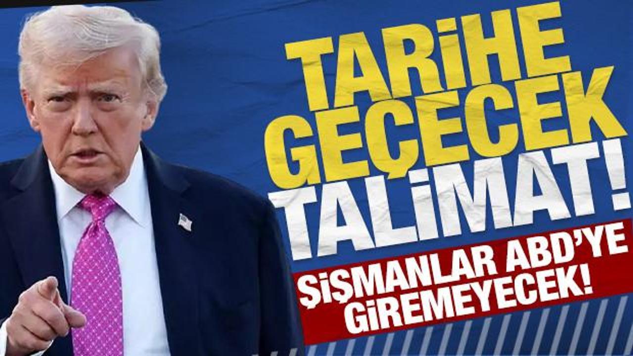 Trump'tan tarihe ge&ccedil;ecek talimat: Şişmanlar ABD vizesi alamayacak!