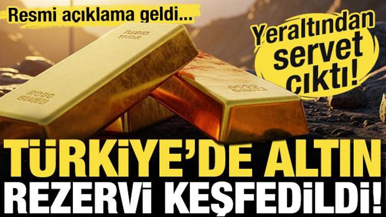 T&uuml;rkiye'de altın rezervi keşfedildi! Yeraltındaki servet i&ccedil;in &ccedil;alışmalar başladı!