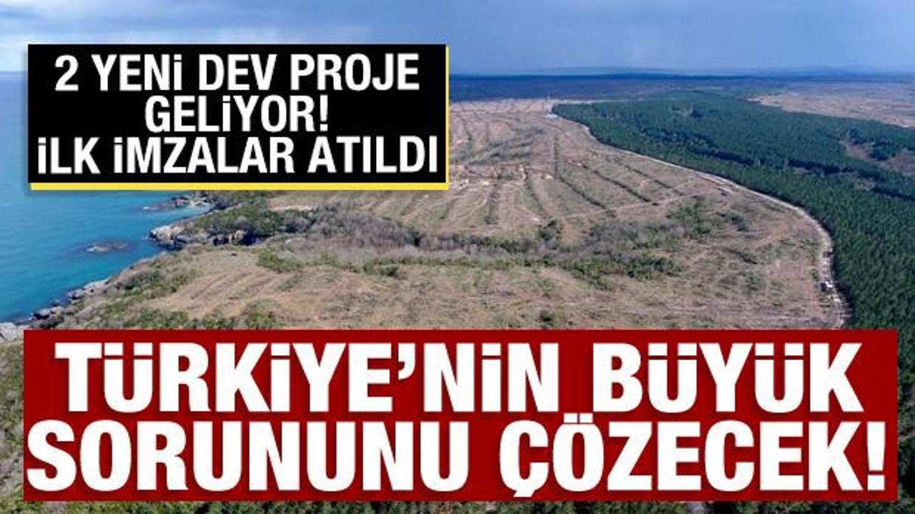 T&uuml;rkiye'nin b&uuml;y&uuml;k sorununu &ccedil;&ouml;zecek 2 tesis! Kanada ile imzalar atıldı