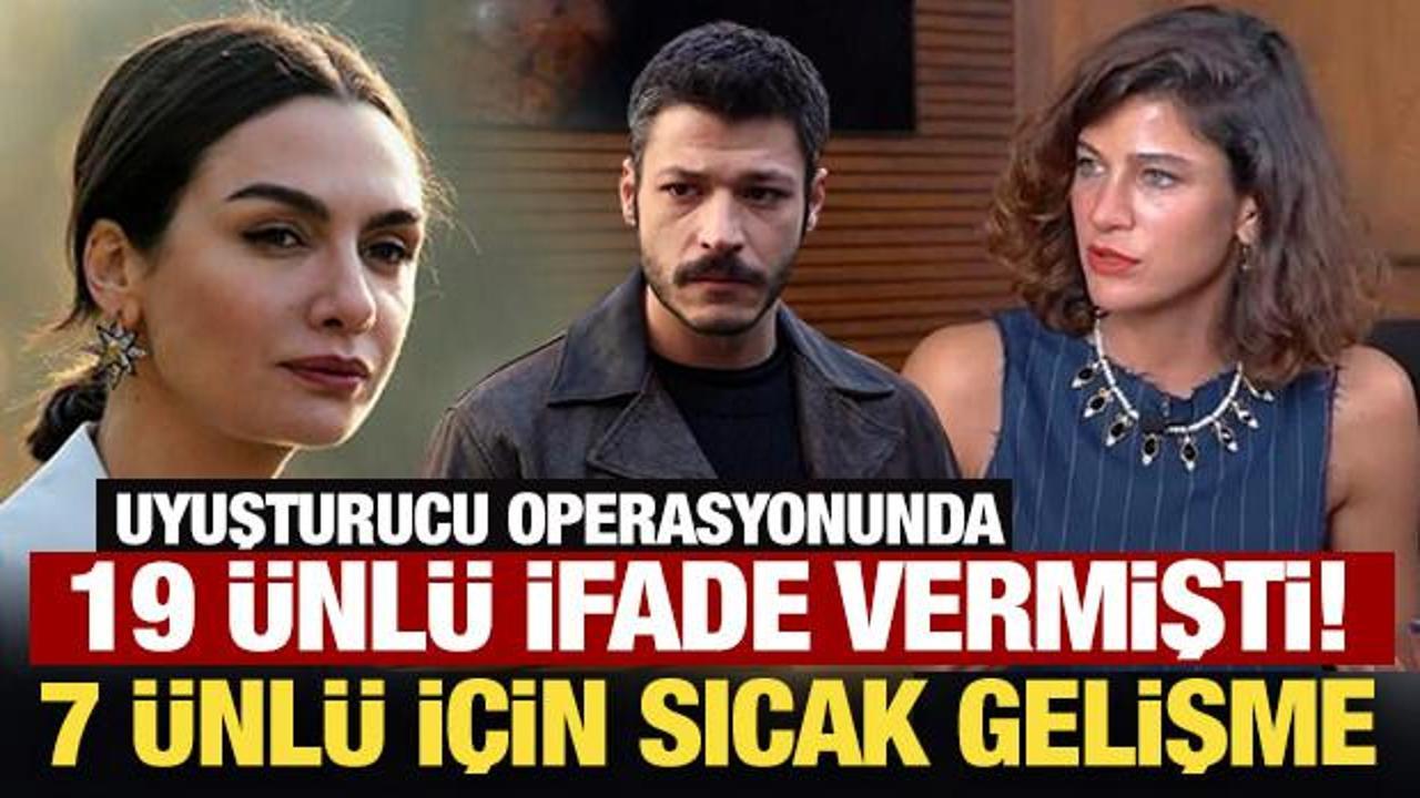 &Uuml;nl&uuml;lere uyuşturucu soruşturmasında sıcak gelişme: 7 isme takipsizlik kararı!