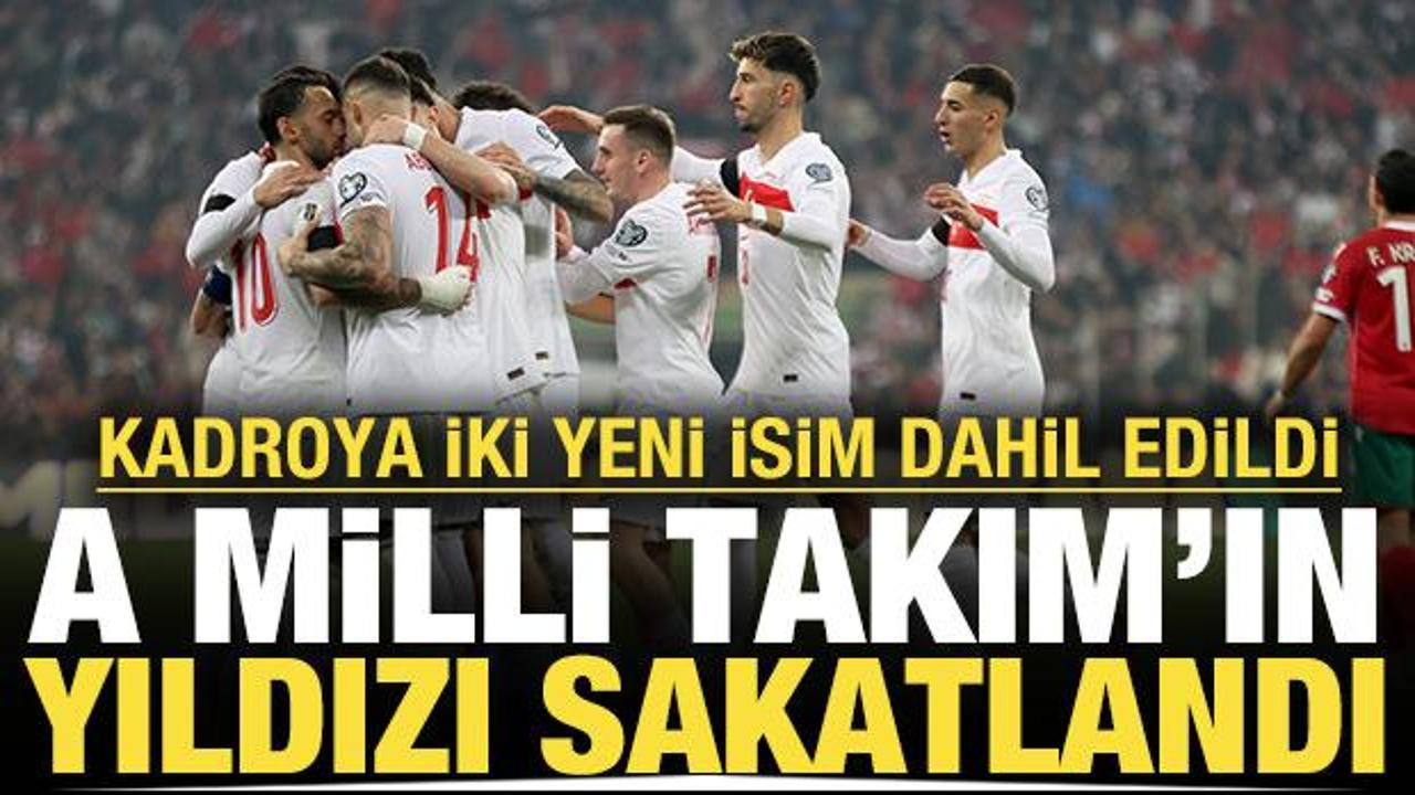 A Milli Takım'ın yıldızı kadrodan &ccedil;ıkarıldı: Yerine iki oyuncu dahil edildi