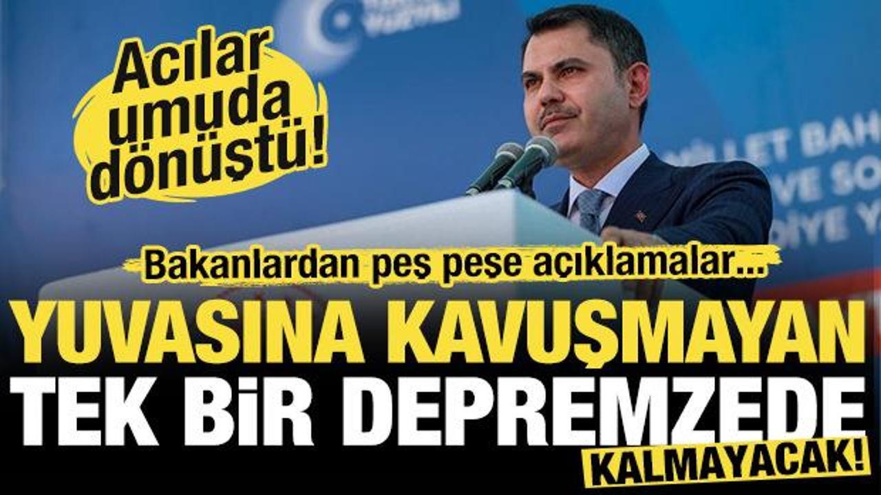 Adıyaman'da tarihi g&uuml;n! Bakanlardan peş peşe a&ccedil;ıklamalar...