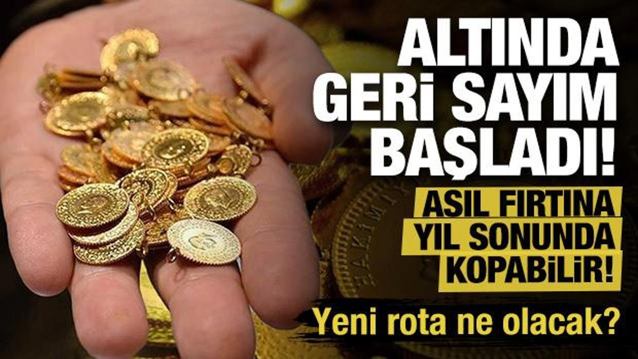 Altın i&ccedil;in asıl fırtına yıl sonunda kopabilir! Yeni rota ne olacak?