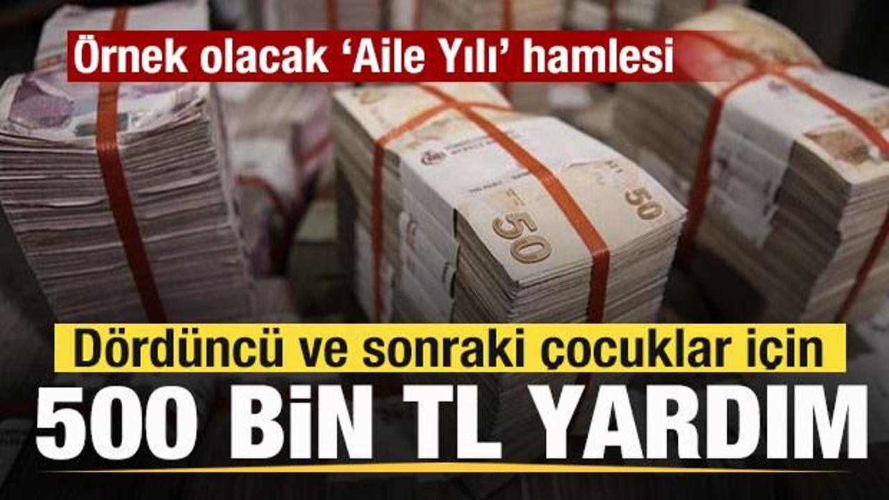 Belediyeden &ouml;rnek adım! D&ouml;rd&uuml;nc&uuml; ve sonraki &ccedil;ocuklar i&ccedil;in 500'er bin TL yardım