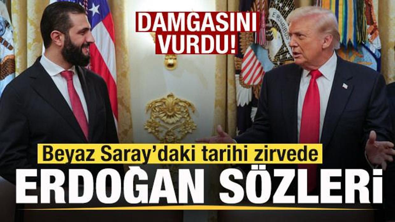 Beyaz Saray&rsquo;daki tarihi zirvede Erdoğan s&ouml;zleri! 