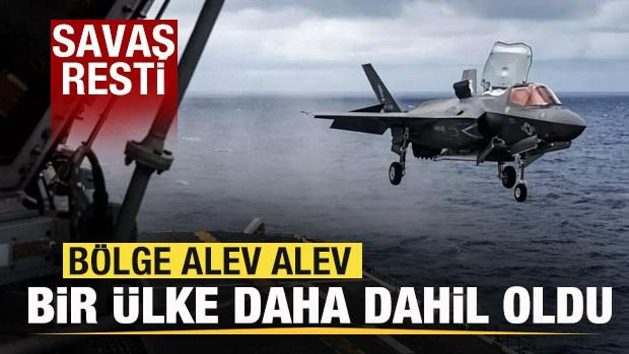 B&ouml;lge alev alev! Savaş sesleri y&uuml;kseliyor! Bir &uuml;lke daha dahil oldu! Son dakika a&ccedil;ıklaması