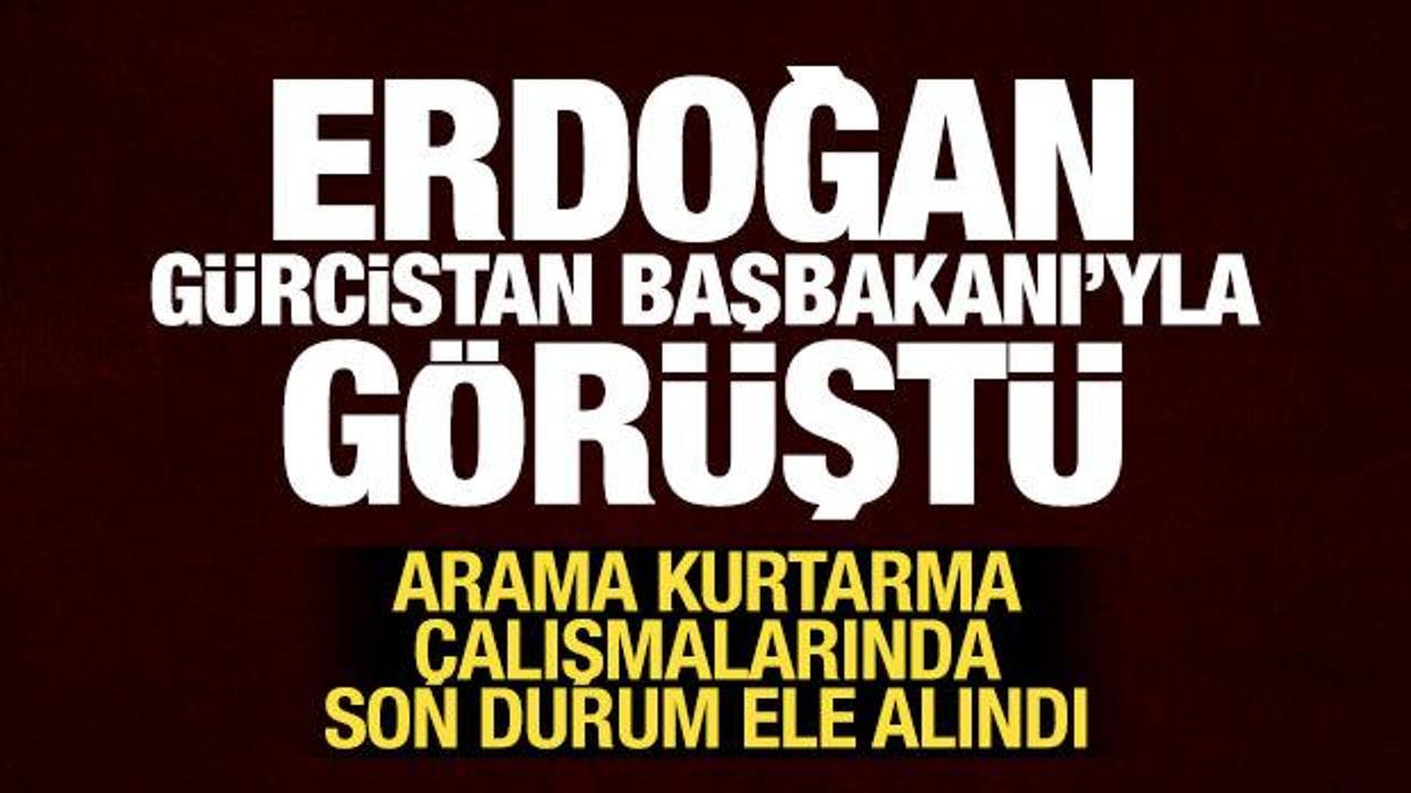 Cumhurbaşkanı Erdoğan, Gürcistan Başbakanı ile görüştü