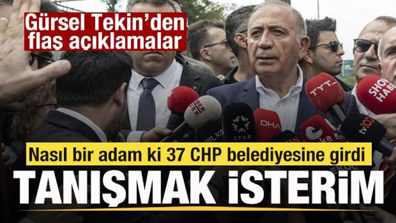 G&uuml;rsel Tekin'den bomba &ccedil;ıkış: Tanışmak isterim nasıl bir adam ki 37 CHP belediyesine girdi