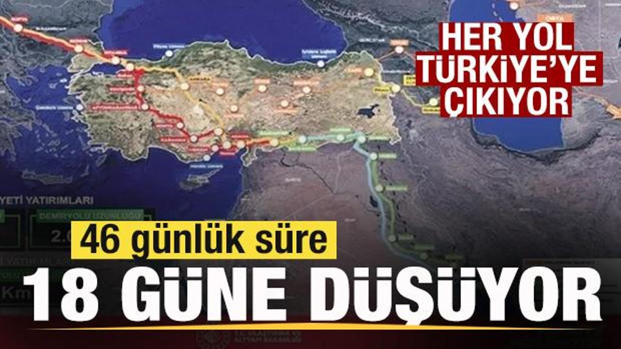 Her yol T&uuml;rkiye'ye &ccedil;ıkıyor! 46 g&uuml;nl&uuml;k s&uuml;re 18 g&uuml;ne d&uuml;ş&uuml;yor