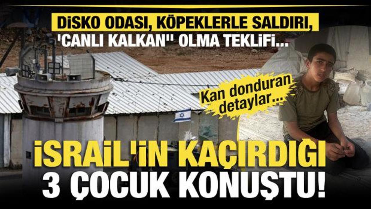 İsrail tarafından ka&ccedil;ırılmışlardı... O &ccedil;ocuklar ilk kez konuştu! 