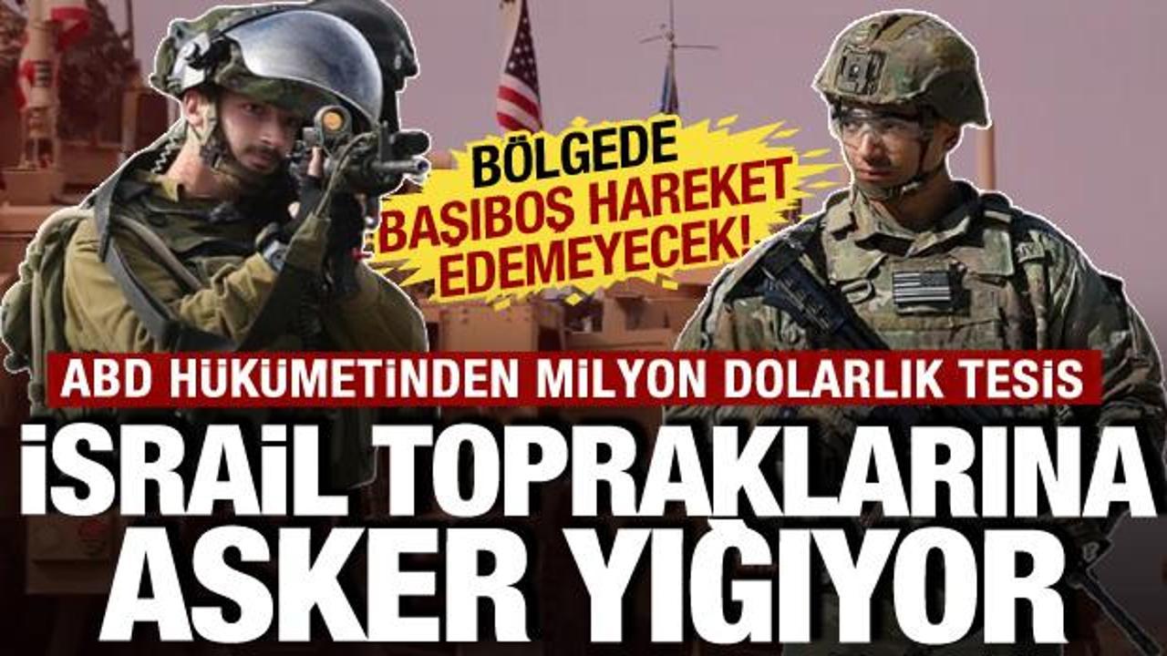 İsrail topraklarına askeri &uuml;s kuruluyor: Milyon dolarlık dev tesisin inşaası başlıyor