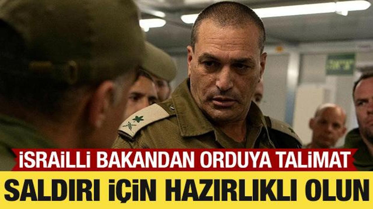 İsrailli bakandan orduya Gazze'nin batısına saldırı i&ccedil;in hazırlıklı olma talimatı