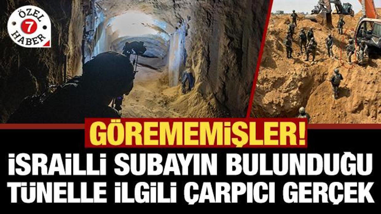 İsrailli subayın bulunduğu t&uuml;nelle ilgili şok ger&ccedil;ek: Altını &uuml;st&uuml;ne getirip bulamamışlar