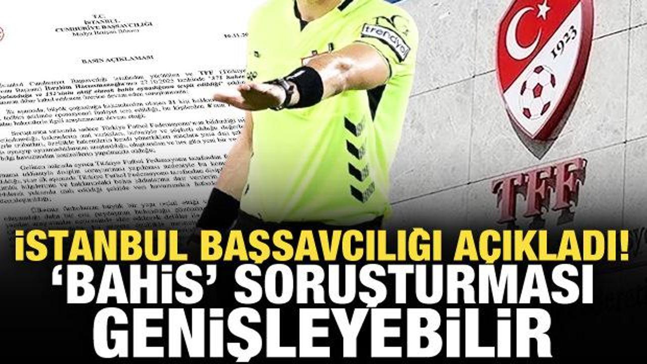 İstanbul Cumhuriyet Başsavcılığı'ndan 'Bahis Soruşturması' hakkında açıklama