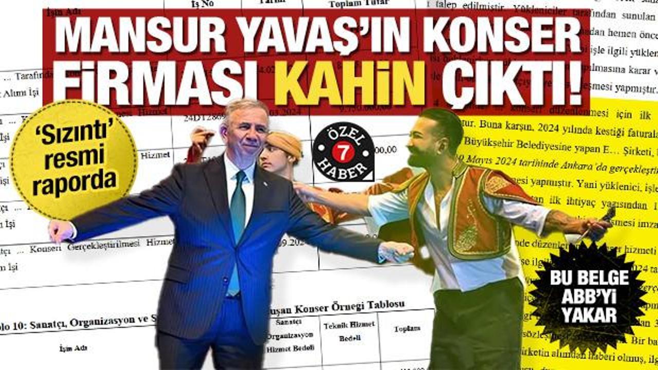 Mansur Yavaş'ın konser usulsüzlüğü resmi raporda! Sayıştay belgeledi: Önceden sızdırmışlar
