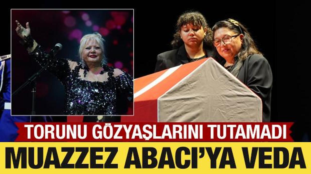 Muazzez Abacı&rsquo;ya veda...Torunu g&ouml;zyaşlarını tutamadı