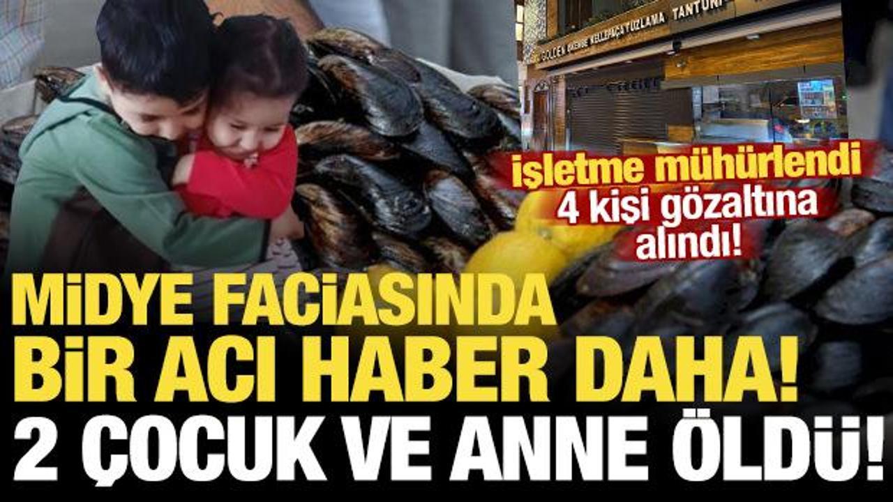 Ortak&ouml;y'de midye yiyen 2 &ccedil;ocuk ve anne hayatını kaybetti, baba ent&uuml;be edildi!