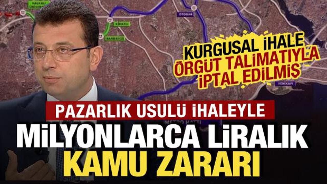 Pazarlık usul&uuml;yle metro ihalesi: 697 milyon liralık kamu zararı iddiası