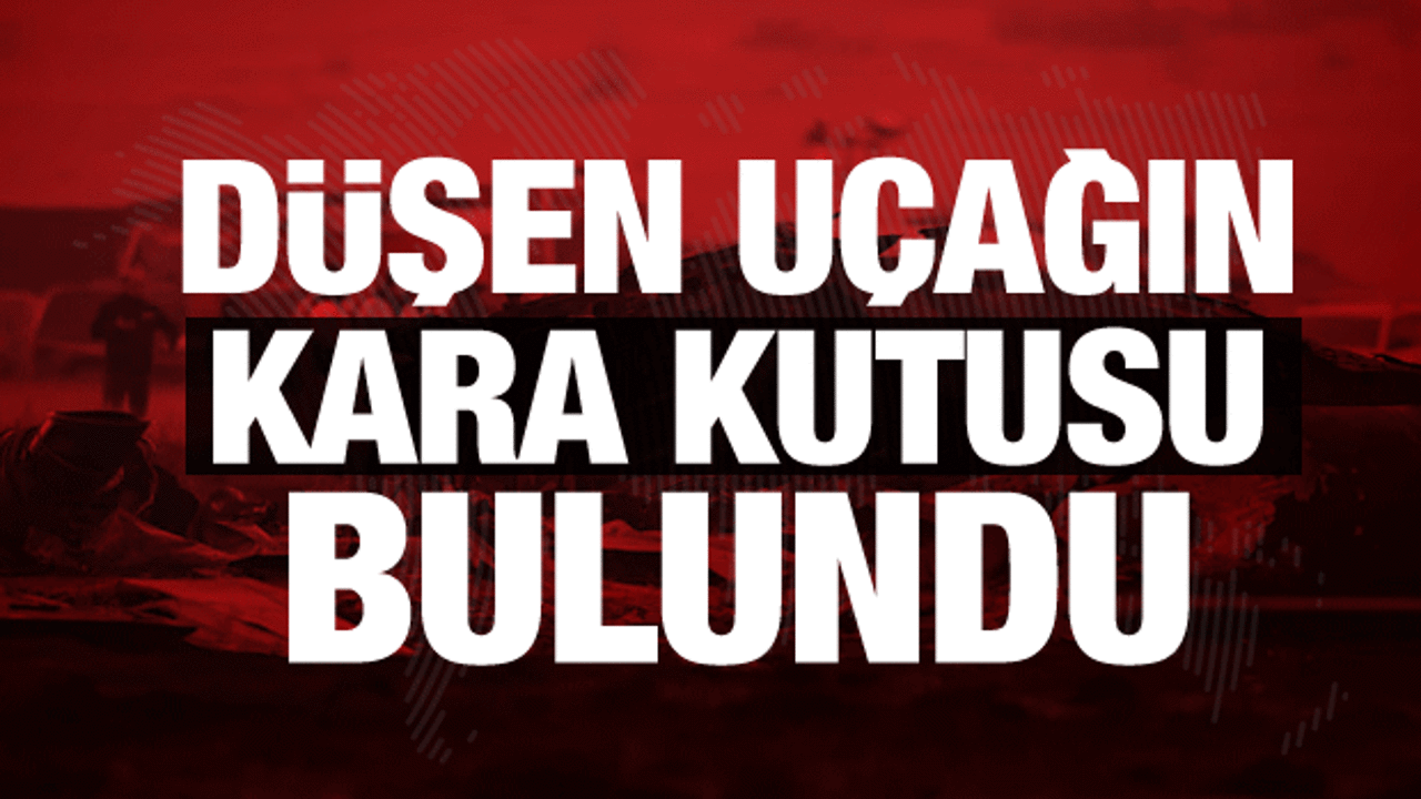 Son dakika: G&uuml;rcistan'da d&uuml;şen u&ccedil;ağın kara kutusu bulundu