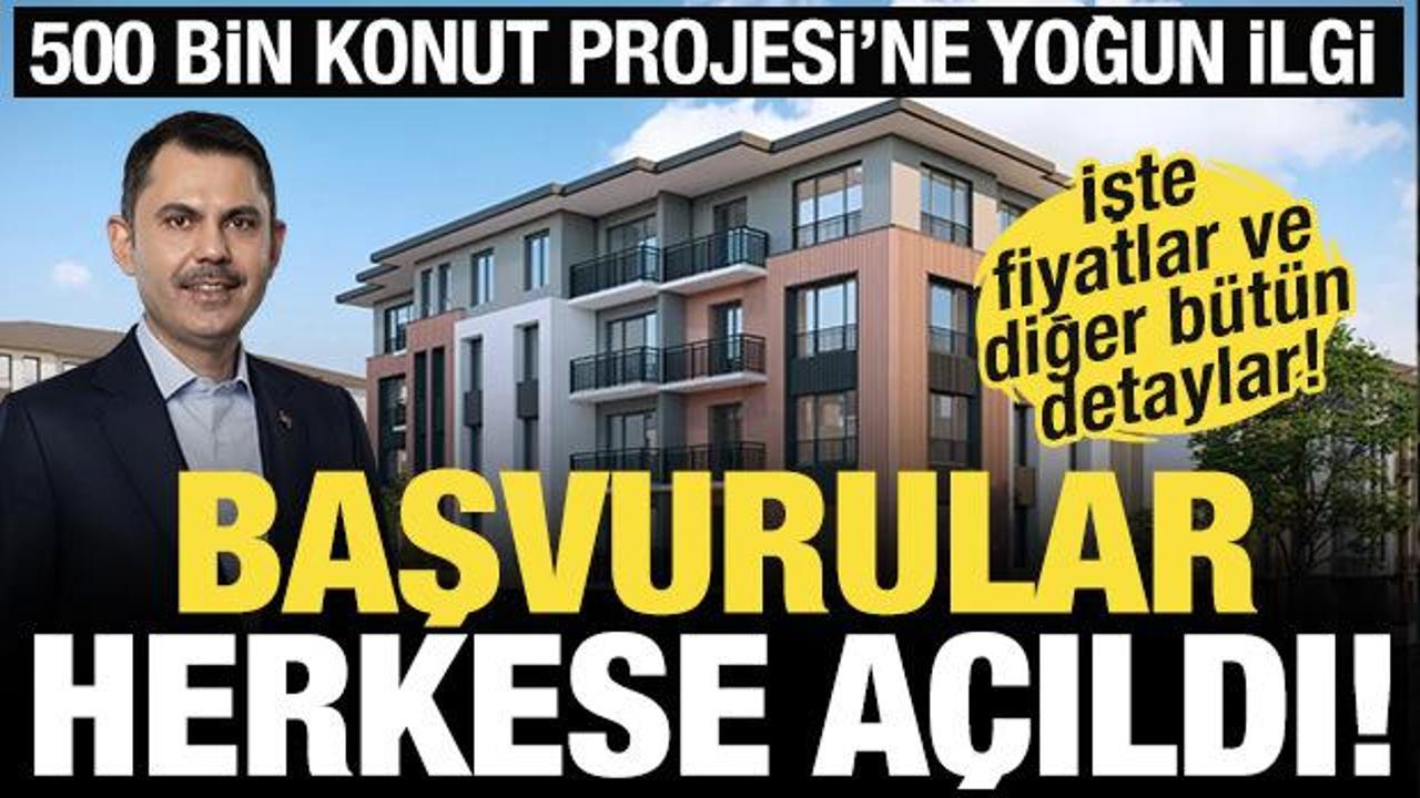 Son Dakika! TOKİ 500 Bin Sosyal Konut Projesi'nde genel başvurular başladı!