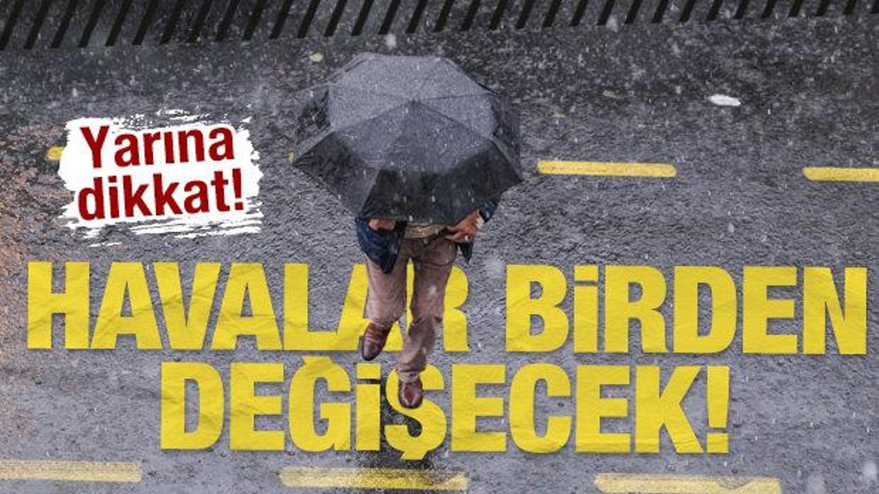 T&uuml;rkiye, Balkanlar'dan gelen soğuk ve yağışlı havanın etkisine girecek