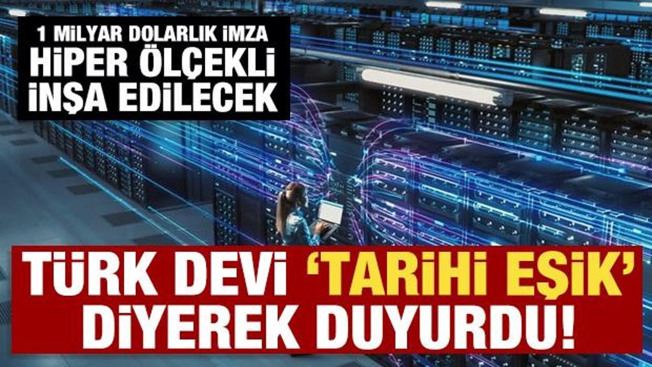T&uuml;rkiye'de dijitalleşmede yeni &ccedil;ağ: Hiper veri merkezi geliyor