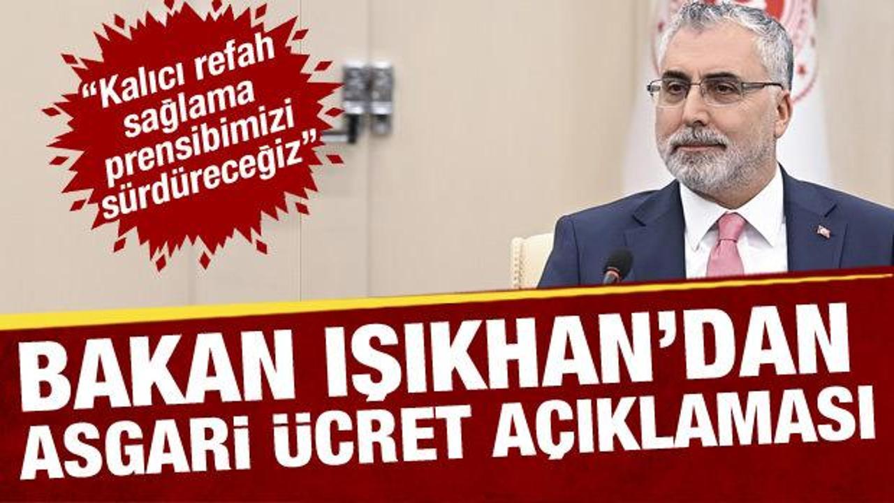 Vedat Işıkhan'dan asgari &uuml;cret a&ccedil;ıklaması! Komisyon ne zaman toplanacak?