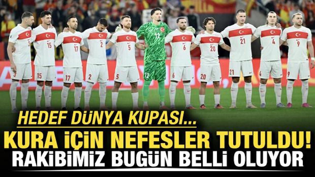 A Milli Takım'ın rakibi belli oluyor
