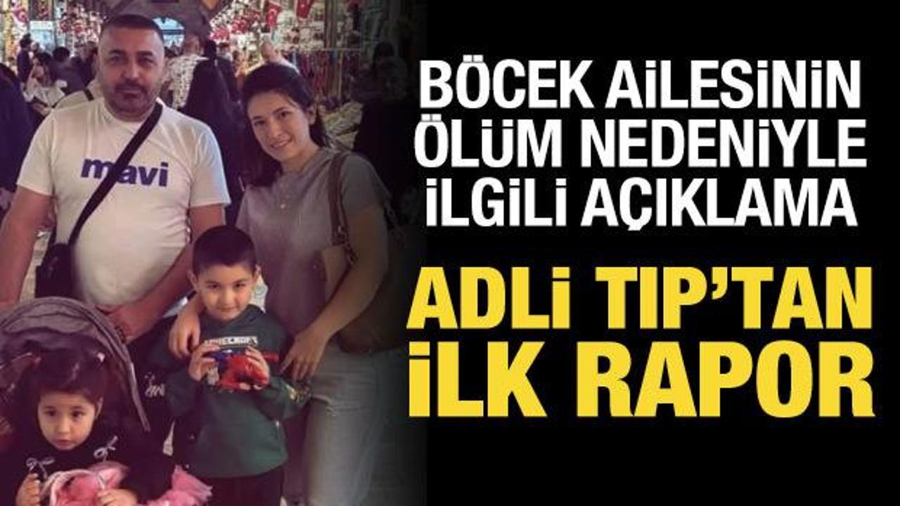 Adli Tıp'tan B&ouml;cek ailesinin &ouml;l&uuml;m&uuml;ne ilişkin a&ccedil;ıklama