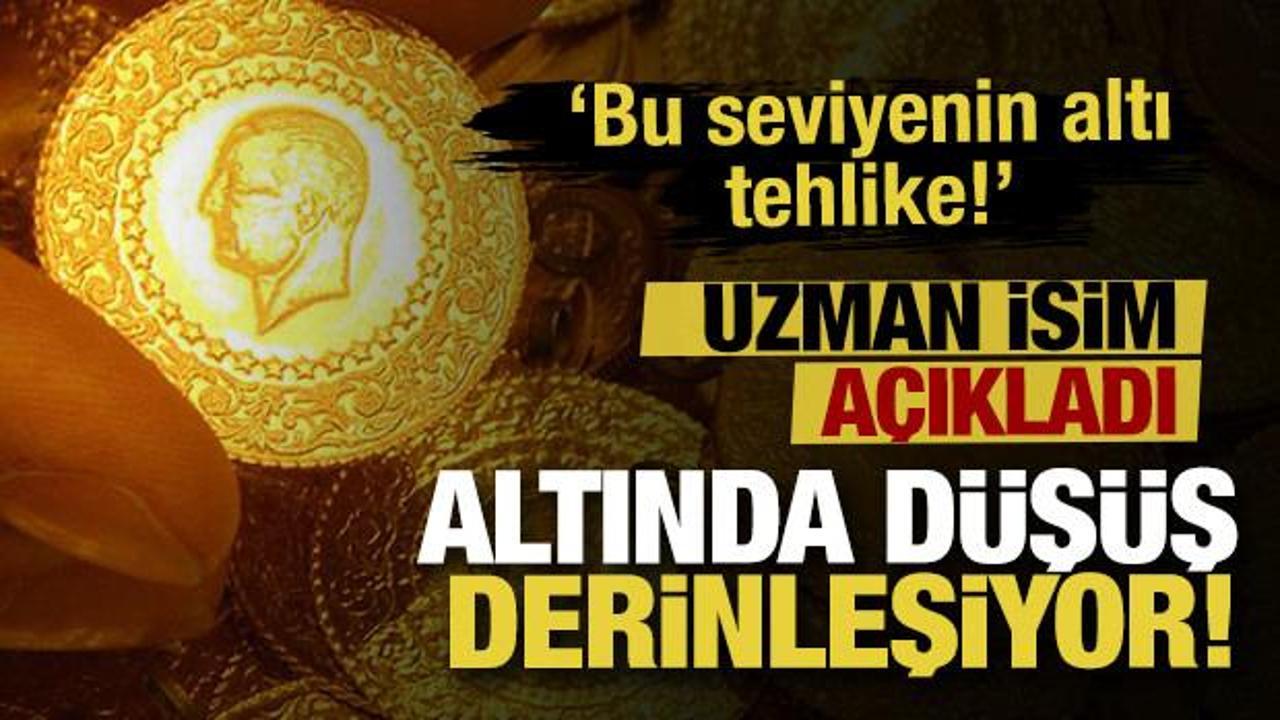 Altında d&uuml;ş&uuml;ş derinleşiyor: Bu seviyenin altı tehlike!