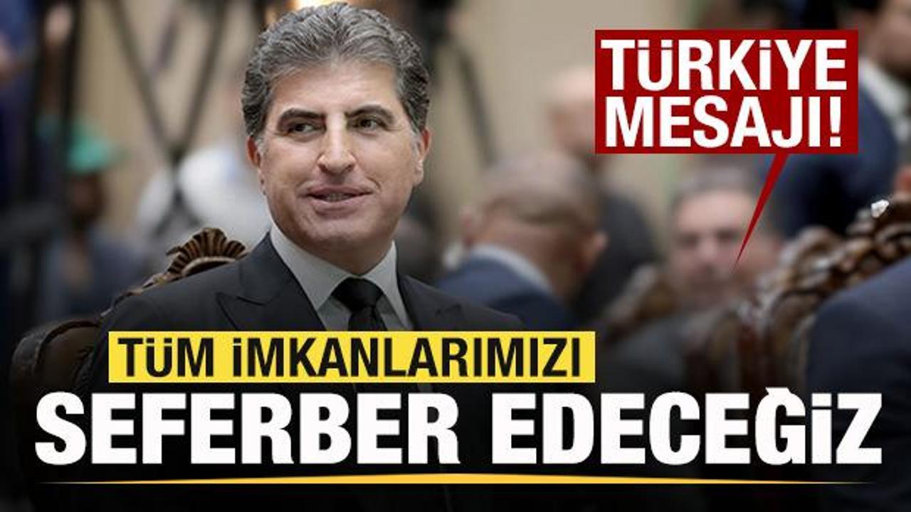 Barzani’den Türkiye mesajı: Tüm imkanlarımızı seferber edeceğiz! Gerçekçi olmalıyız Barzani’den Türkiye mesajı: Tüm imkanlarımızı seferber edeceğiz! Gerçekçi olmalıyız