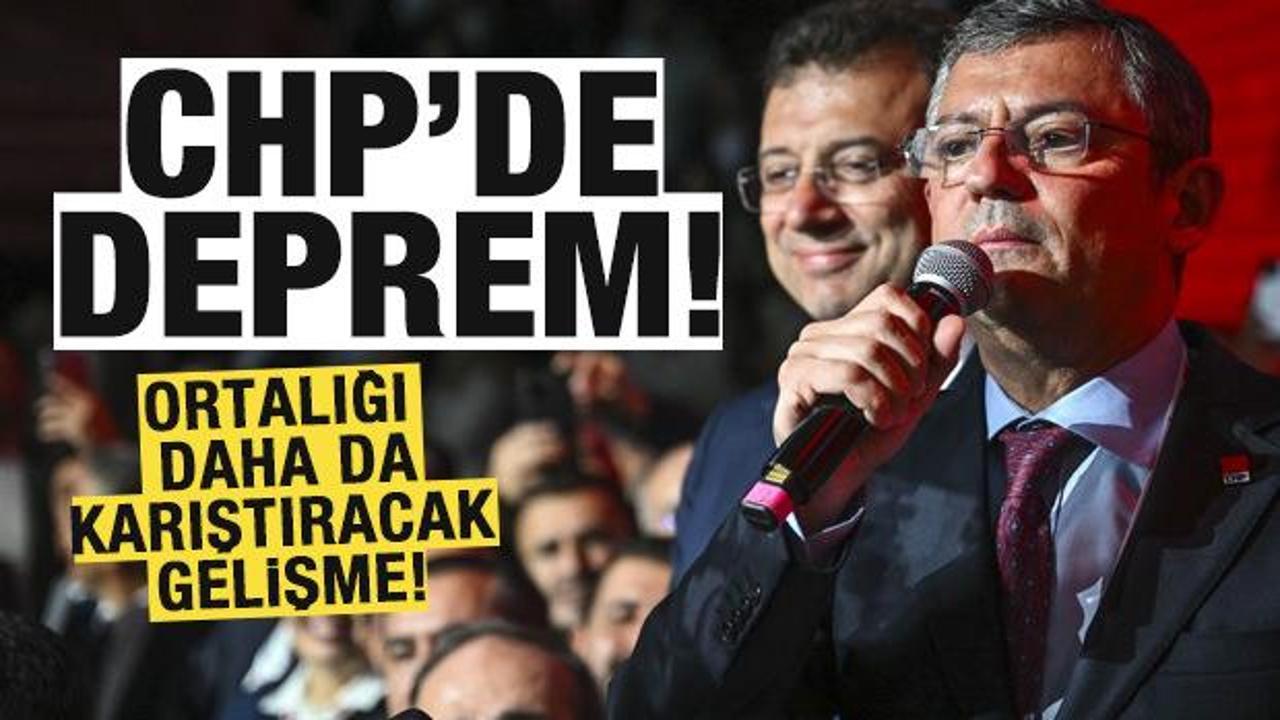 CHP'yi sarsacak gelişme! Ortalığı karıştıracak iddia!