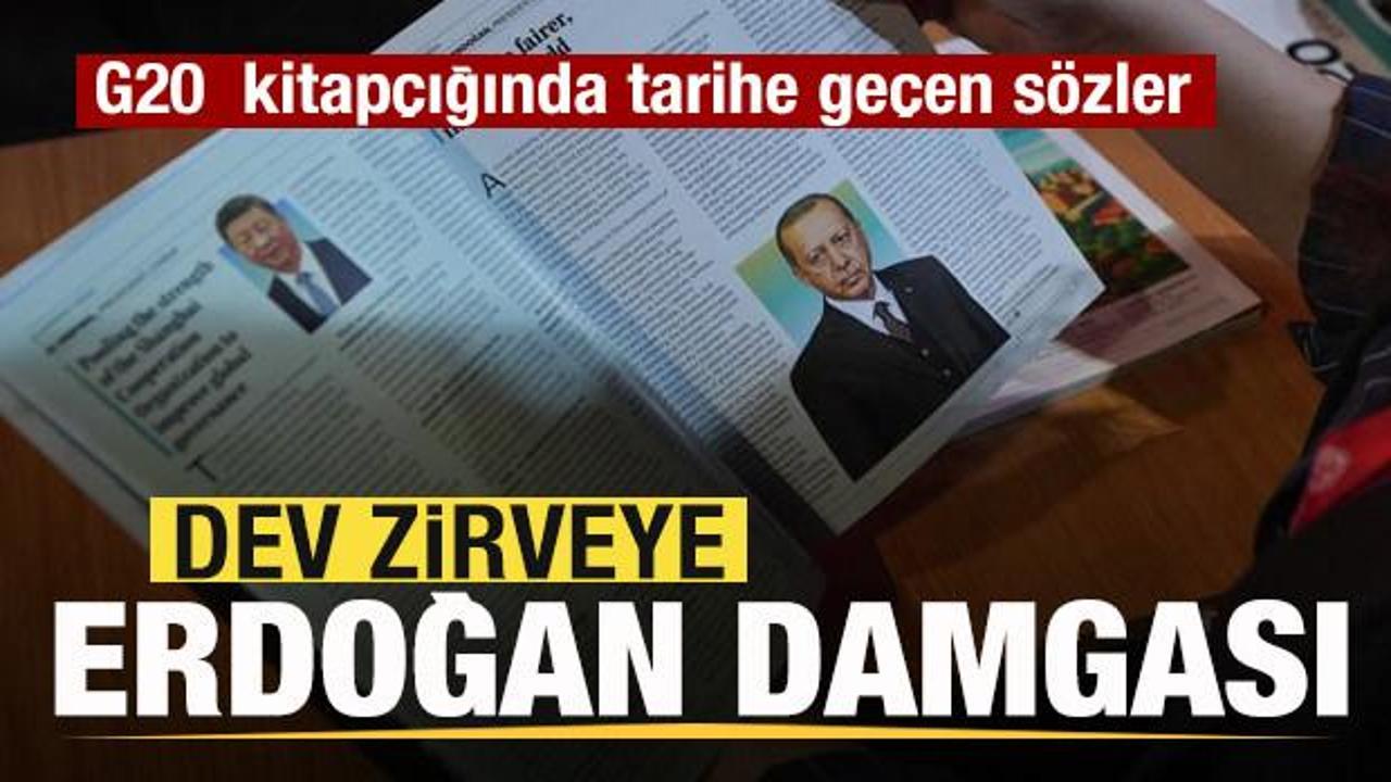 Dev zirveye Erdoğan damgası! G20 kitap&ccedil;ığında tarihe ge&ccedil;en s&ouml;zler
