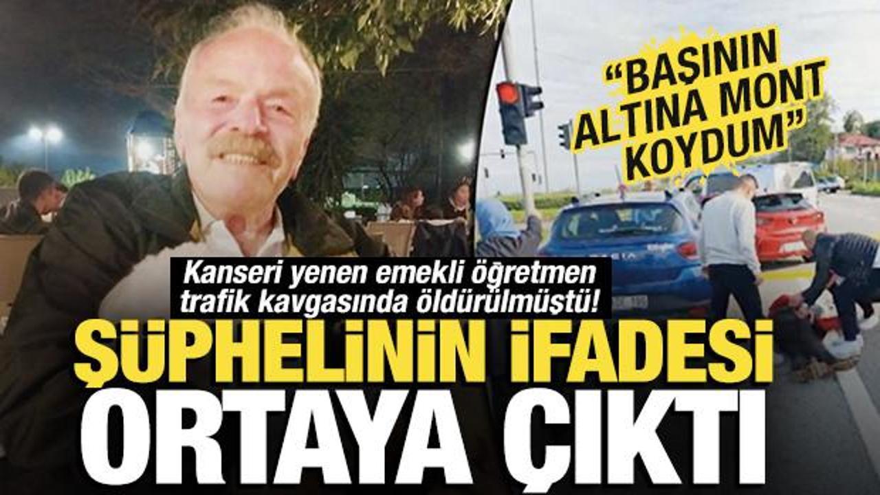 Emekli öğretmen trafik kavgasında öldürülmüştü! Şüphelinin ifadesi ortaya çıktı