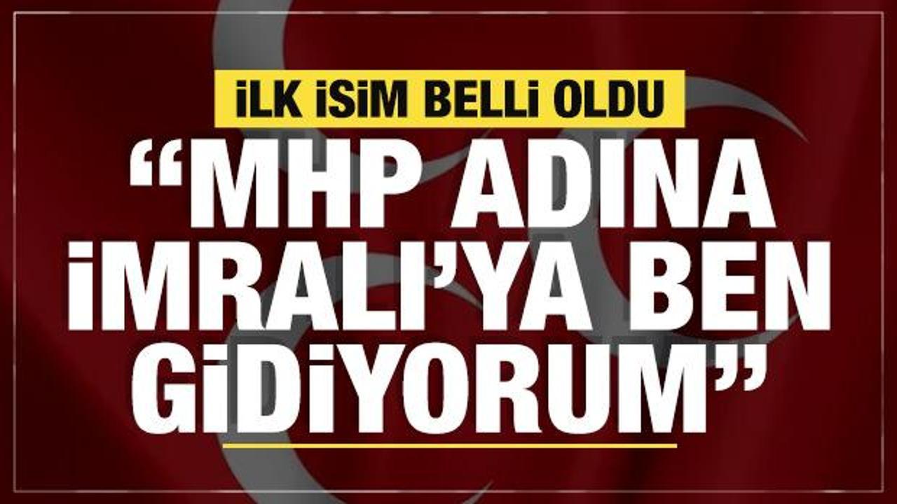 Feti Yıldız: MHP adına İmralı'ya ben gideceğim