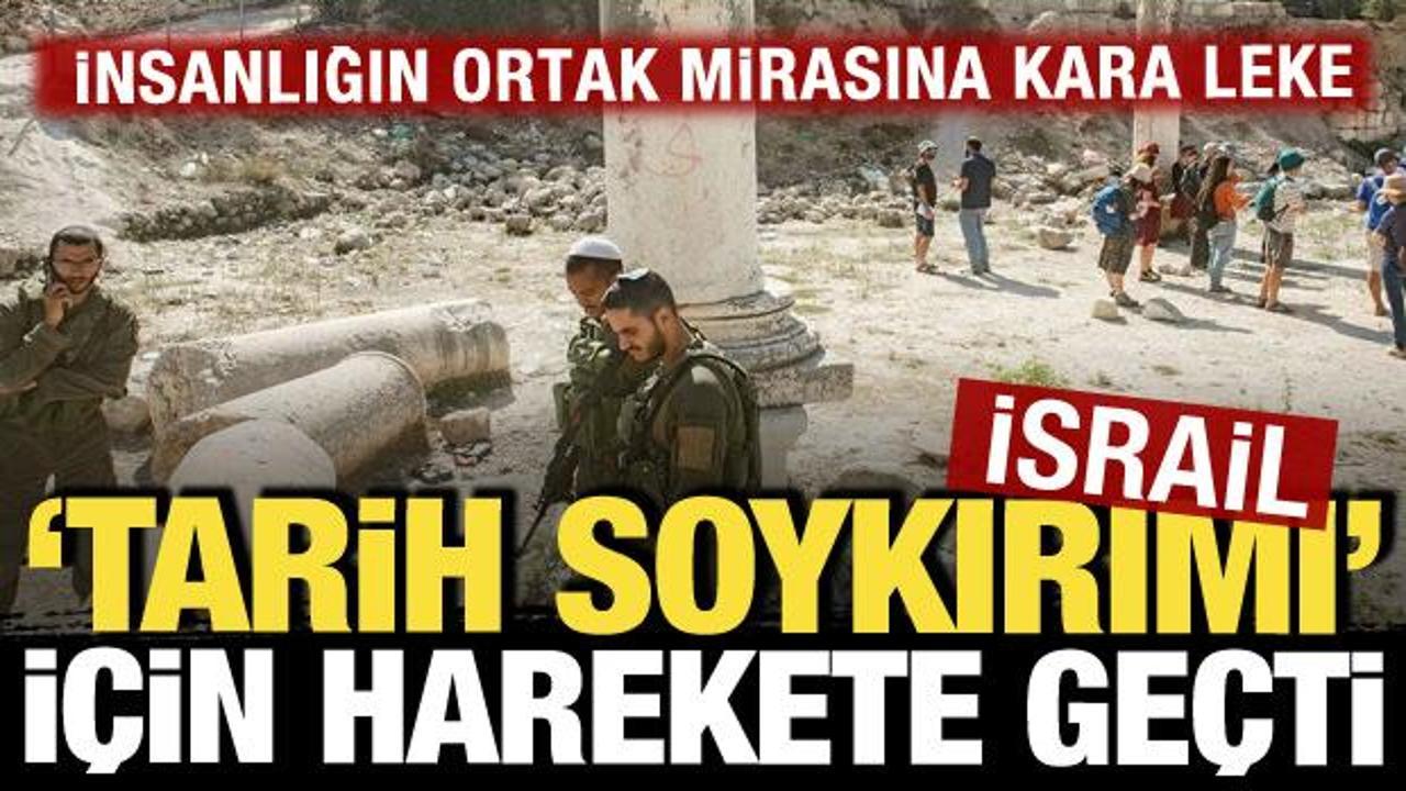 Filistin tarihine de zul&uuml;m başladı: İsrail tarih soykırımı i&ccedil;in harekete ge&ccedil;ti!